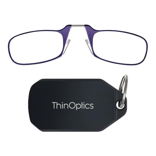 ThinOptics Rectangular Reading Glasses with Keychain Case: $9.46 ThinOptics Rectangular Reading Glasses with Keychain Case: $9.46