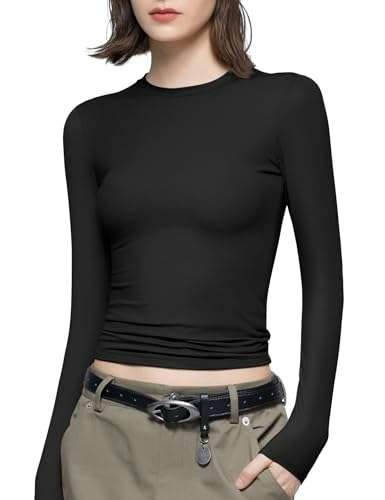 Pumiey Women's Slim Fit Long Sleeve Basic Tee: $16.99 Pumiey Women's Slim Fit Long Sleeve Basic Tee: $16.99
