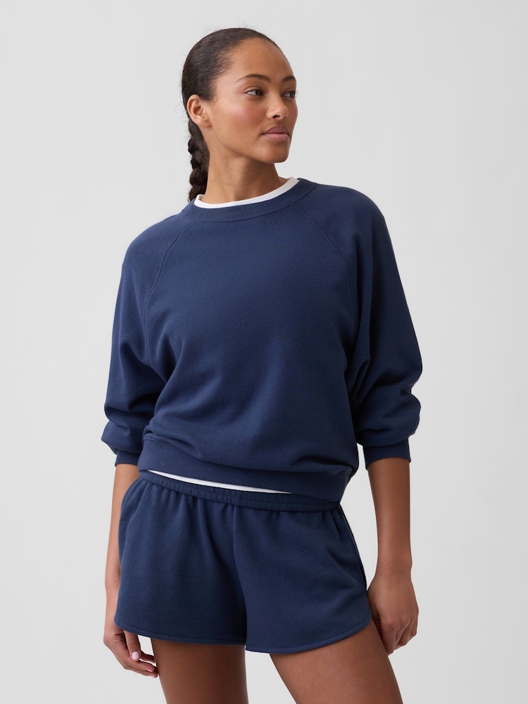 Relaxed French Terry Crewneck Sweatshirt: $21.99 Relaxed French Terry Crewneck Sweatshirt: $21.99