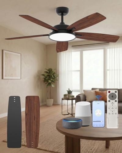 Roomratv 52-Inch Smart Ceiling Fan: $101.99