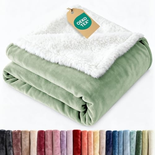 Sherpa Fleece King Size Reversible Blanket: $31.49 Sherpa Fleece King Size Reversible Blanket: $31.49