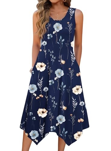 Zeagoo Sleeveless Tank Midi Dress: $25.48 Zeagoo Sleeveless Tank Midi Dress: $25.48
