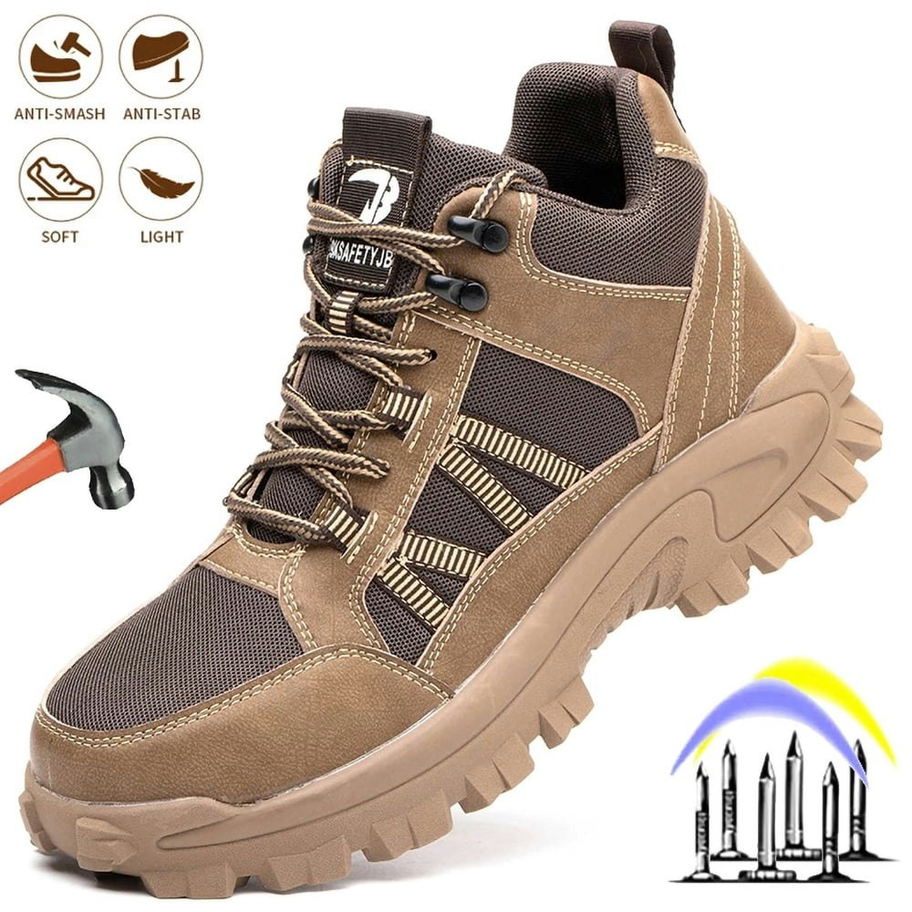 Ecetana Men's Steel Toe Industrial Work Boots: $32.98 Ecetana Men's Steel Toe Industrial Work Boots: $32.98