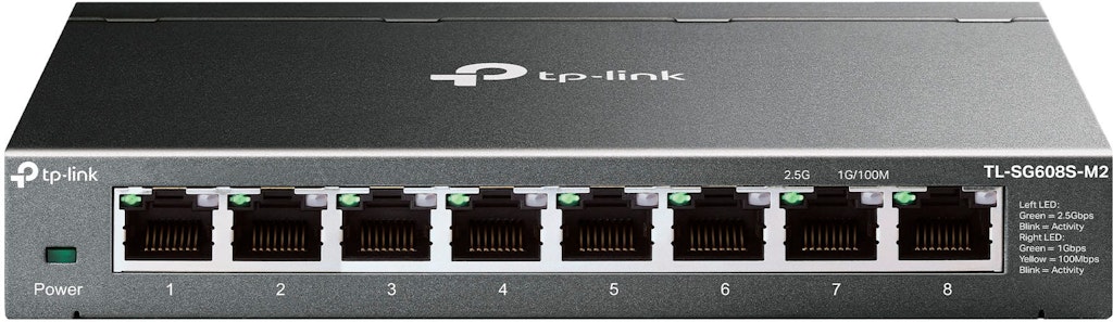 TP-Link 8-Port 2.5G Multi-Gigabit Desktop Switch: $99.99