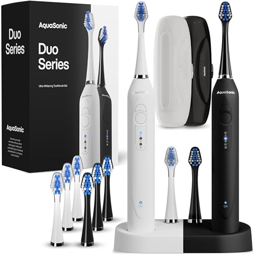 Aquasonic Duo Dual Handle Electric Toothbrush 10-Pack: $49.95 Aquasonic Duo Dual Handle Electric Toothbrush 10-Pack: $49.95