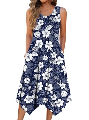 Zeagoo Women's Sleeveless Midi Tank Dress: $25.48 Zeagoo Women's Sleeveless Midi Tank Dress: $25.48