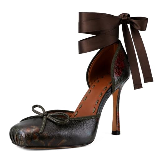 Women's Satin Ribbon Lace-Up Stiletto Pumps: $39.98 Women's Satin Ribbon Lace-Up Stiletto Pumps: $39.98
