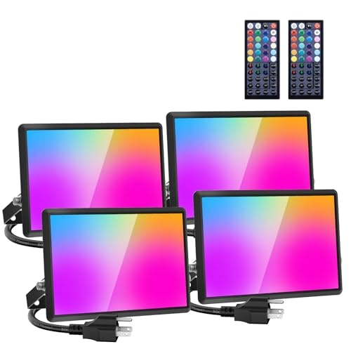 Olafus 40W RGB LED Flood Lights 4-Pack: $49.99 Olafus 40W RGB LED Flood Lights 4-Pack: $49.99
