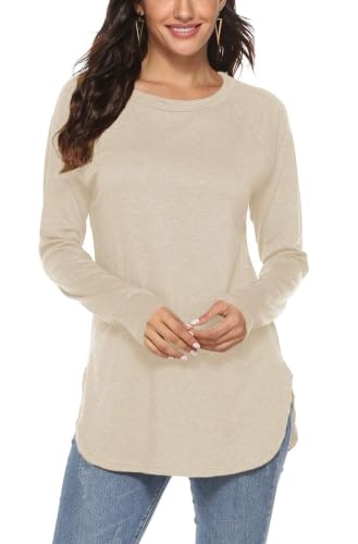 Newchoice Women's Crewneck Long Tunic Top: $14.99 Newchoice Women's Crewneck Long Tunic Top: $14.99