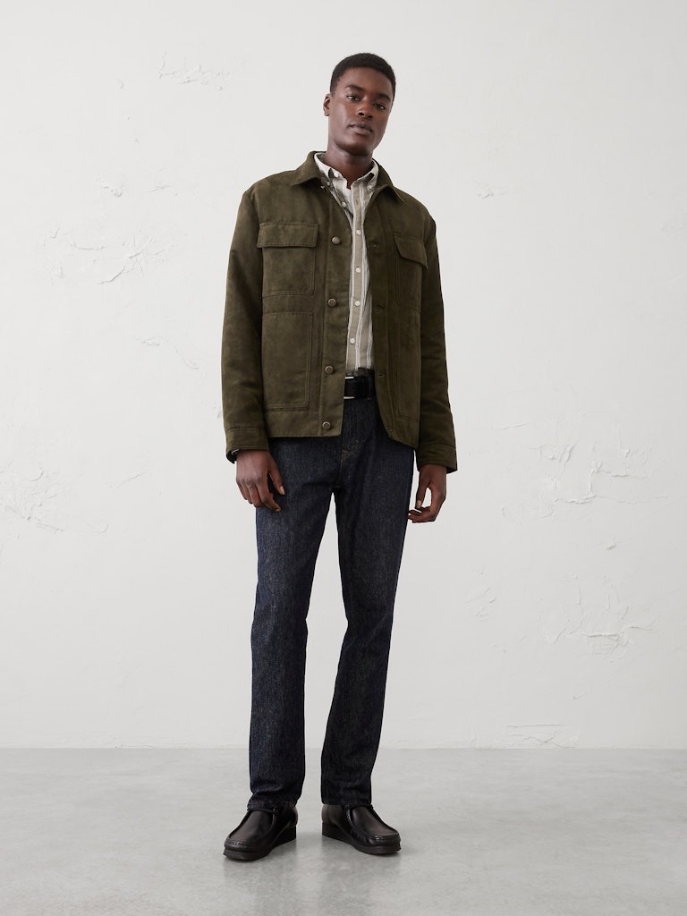 Vegan Suede Jacket: $95