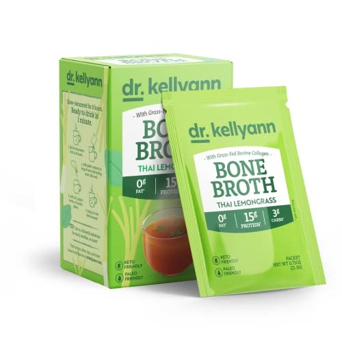 Dr. Kellyann Thai Lemongrass Bone Broth 7-Packets: $27.99 Dr. Kellyann Thai Lemongrass Bone Broth 7-Packets: $27.99