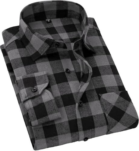 Cromoncent Men's Plaid Flannel Long Sleeve Button Down Shirt: $18.68 Cromoncent Men's Plaid Flannel Long Sleeve Button Down Shirt: $18.68