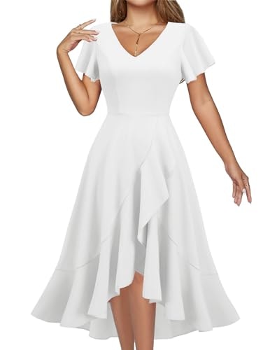 Dresstells Women's V-Neck Fit and Flare Cocktail Dress: $35.14