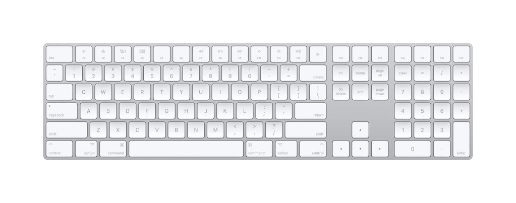 Apple Magic Keyboard with Numeric Keypad: $129.99 Apple Magic Keyboard with Numeric Keypad: $129.99