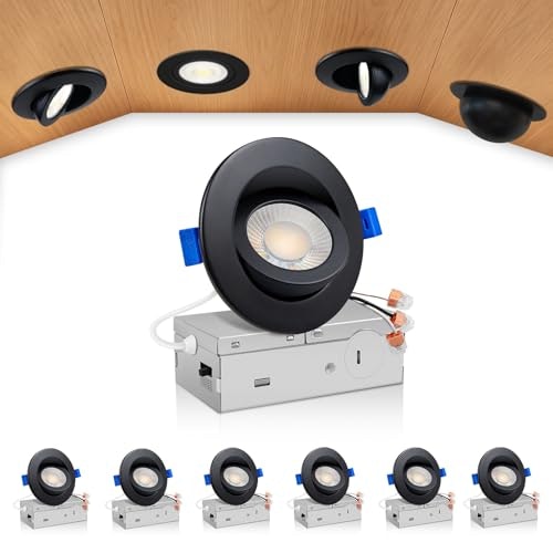 Zouzai 3-Inch Gimbal LED Recessed Light 6-Pack: $54.14 Zouzai 3-Inch Gimbal LED Recessed Light 6-Pack: $54.14