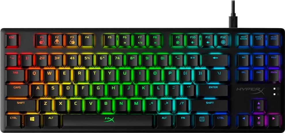 HyperX Alloy Origins Core TKL Mechanical Gaming Keyboard: $79.99