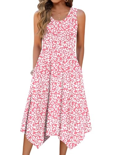 Zeagoo Women's Casual Sleeveless Midi Tank Dress: $25.64