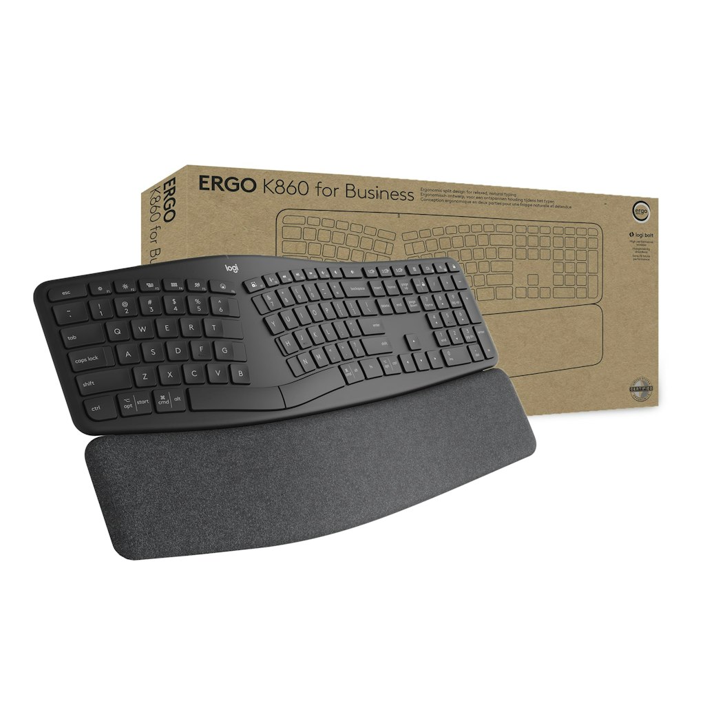Logitech Ergo K860 Wireless Ergonomic Keyboard: $159.99 Logitech Ergo K860 Wireless Ergonomic Keyboard: $159.99