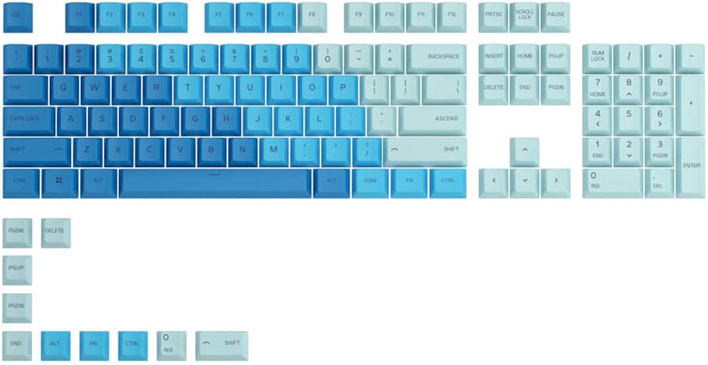 Glorious Gradient Mechanical Keyboard Keycap Set: $41.99 Glorious Gradient Mechanical Keyboard Keycap Set: $41.99