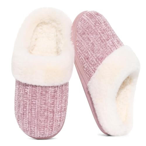 Evshine Women's Chenille Knit Fuzzy Memory Foam Slippers: $16.97 Evshine Women's Chenille Knit Fuzzy Memory Foam Slippers: $16.97