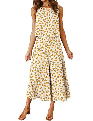 Roylamp Women's 2-Piece Top and Wide-Leg Pants Set: $27.44 Roylamp Women's 2-Piece Top and Wide-Leg Pants Set: $27.44