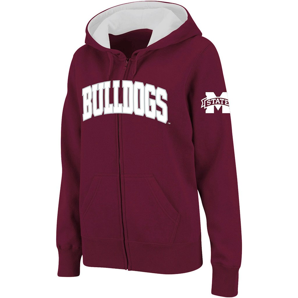 Women's Mississippi State Bulldogs Arched Name Full-Zip Hoodie: $32.99 Women's Mississippi State Bulldogs Arched Name Full-Zip Hoodie: $32.99