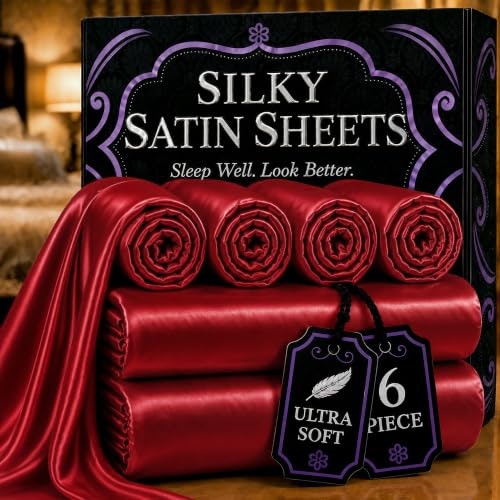 Decolure Full Satin 6-Piece Bedding Set: $25.46 Decolure Full Satin 6-Piece Bedding Set: $25.46