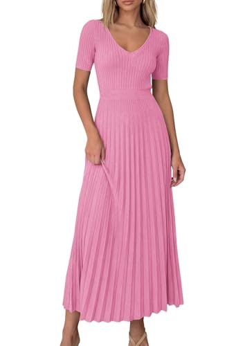 Prettygarden Women's Pleated Sweater Midi Dress: $31.97 Prettygarden Women's Pleated Sweater Midi Dress: $31.97