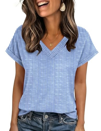 Zeagoo Women's V-Neck Short-Sleeve T-Shirt: $9.99