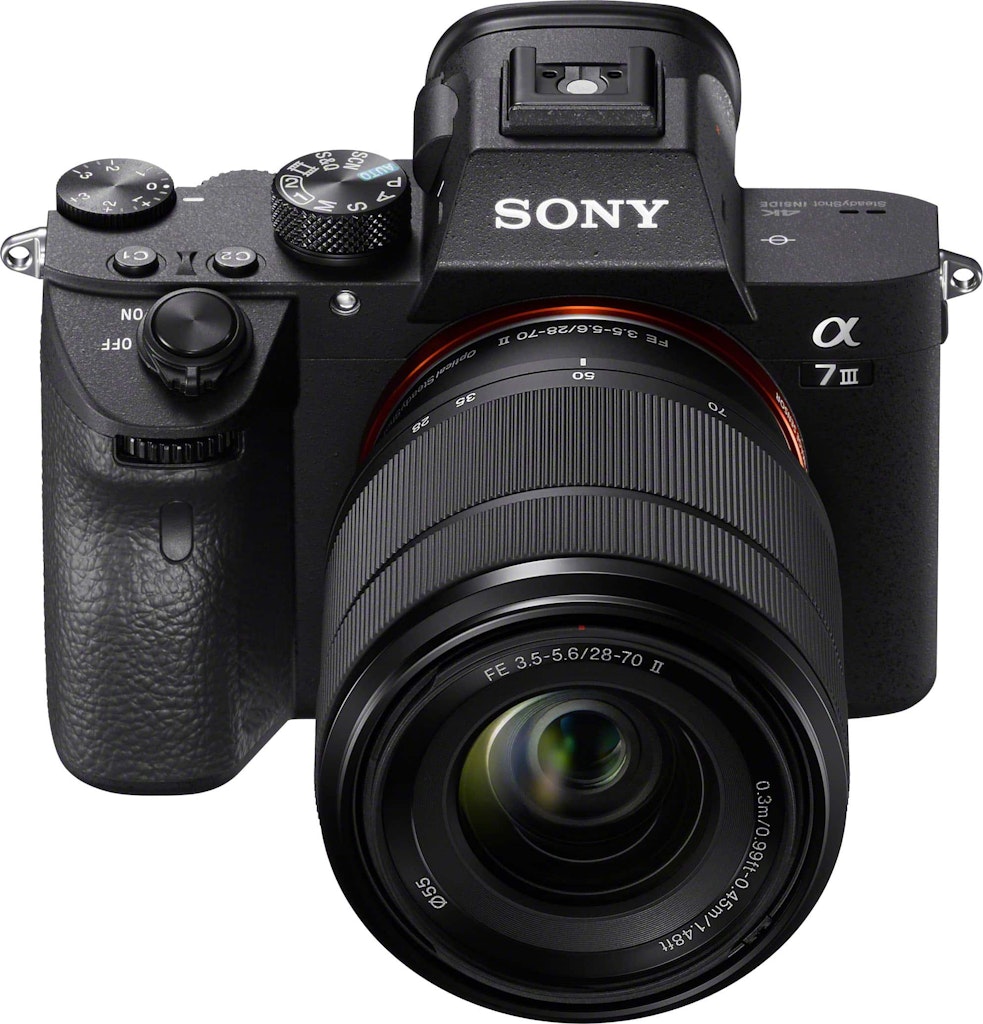Sony Alpha 7 III Mirrorless 4K Camera Kit w/ SEL2870 Lens: $1,699.99