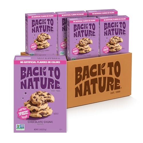 Back to Nature Chocolate Chunk Cookies 7.5-oz. Box 6-Pack: $21.42
