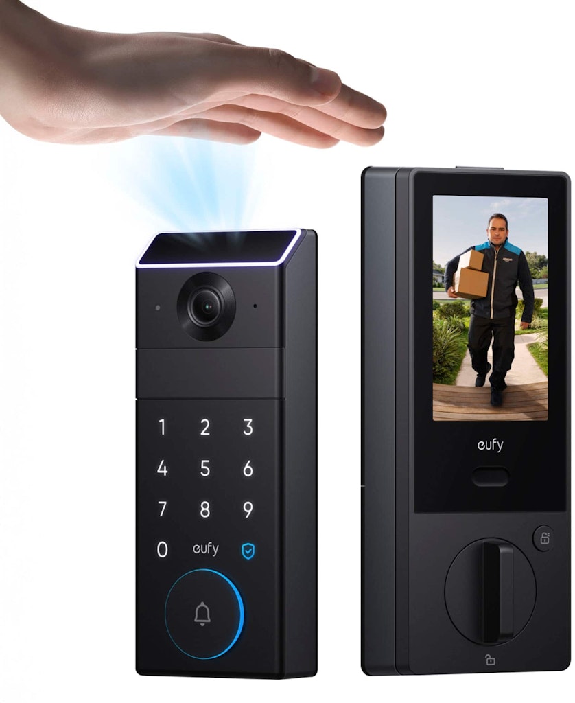 Eufy FamiLock S3 Max WiFi Smart Deadbolt with 2K Video Doorbell and Palm Scanner: $329.99 Eufy FamiLock S3 Max WiFi Smart Deadbolt with 2K Video Doorbell and Palm Scanner: $329.99