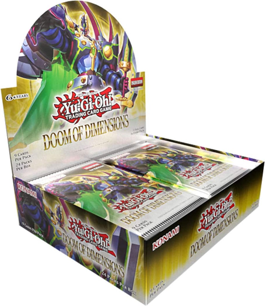Konami Yu-Gi-Oh! Doom of Dimensions Booster Box 24-Pack: $89.99 Konami Yu-Gi-Oh! Doom of Dimensions Booster Box 24-Pack: $89.99