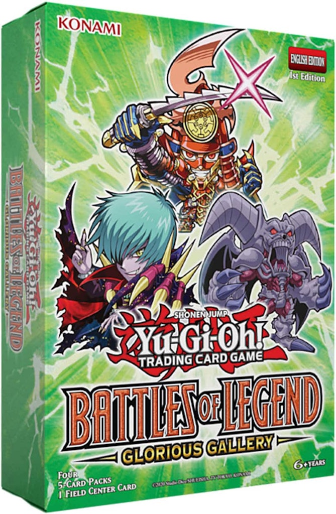 Konami Yu-Gi-Oh! Battles of Legend Glorious Gallery 4-Pack: $17.96 Konami Yu-Gi-Oh! Battles of Legend Glorious Gallery 4-Pack: $17.96