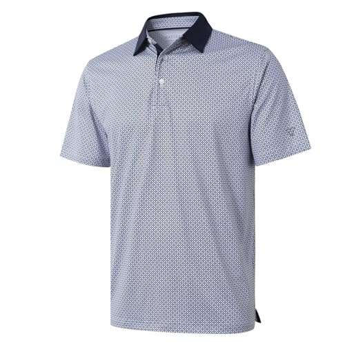 Men's Short Sleeve Moisture-Wicking Performance Polo Shirt: $19.93