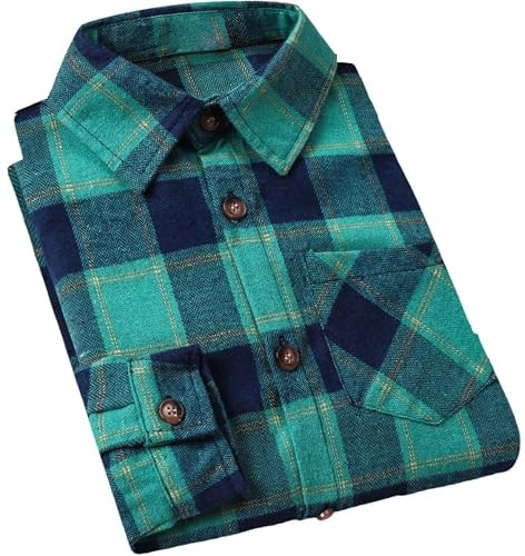 Cromoncent Men's Plaid Flannel Long Sleeve Shirt: $19.53 Cromoncent Men's Plaid Flannel Long Sleeve Shirt: $19.53
