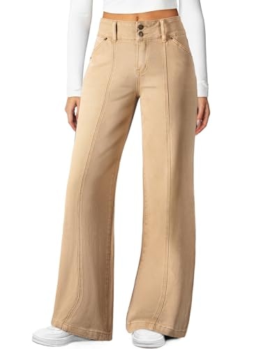 Sidefeel High Waisted Wide Leg Jeans: $31.99 Sidefeel High Waisted Wide Leg Jeans: $31.99