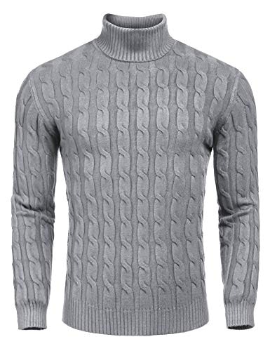 Coofandy Men's Slim Fit Turtleneck Sweater: $31.98 Coofandy Men's Slim Fit Turtleneck Sweater: $31.98