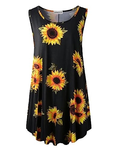Larace Plus Size Sleeveless Summer Tunic: $19.54