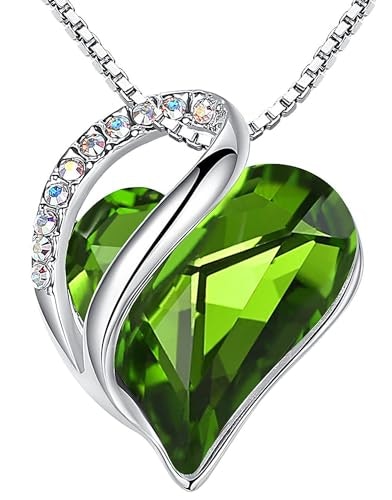 Leafael Infinity Love Birthstone Heart Pendant Necklace: $32.99 Leafael Infinity Love Birthstone Heart Pendant Necklace: $32.99