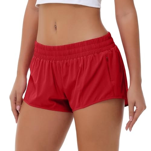 Aurefin Women's Lightweight Quick-Dry Athletic Shorts: $19.10 Aurefin Women's Lightweight Quick-Dry Athletic Shorts: $19.10