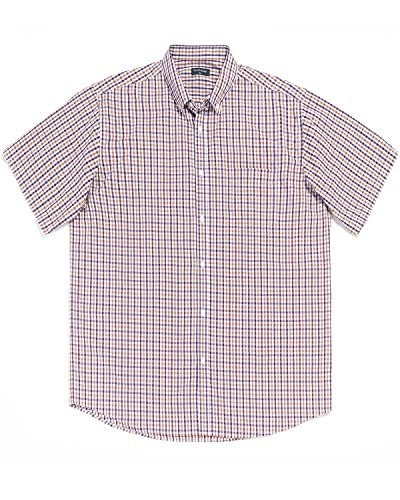 Double Pump Men's Big and Tall Short Sleeve Button Down Shirt: $25.48