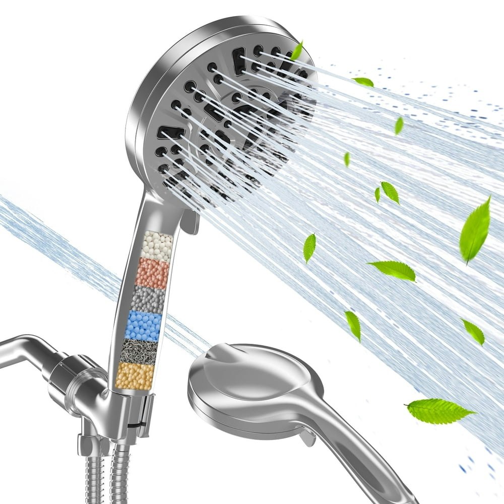 Cshidworld 10-Spray Filtered Handheld Shower Head: $19.99 Cshidworld 10-Spray Filtered Handheld Shower Head: $19.99