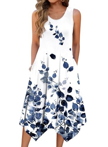 Zeagoo Women's Tank Flare Midi Dress: $28.04 Zeagoo Women's Tank Flare Midi Dress: $28.04