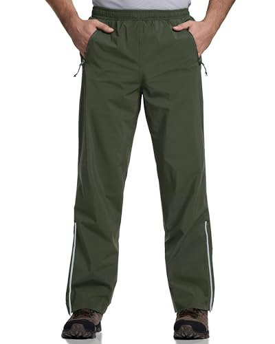 33,000ft Men's Lightweight Waterproof Rain Pants: $32.29