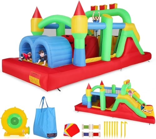 Whubefy 18 x 8.2-Foot Inflatable Bounce House Obstacle Course: $356.99 Whubefy 18 x 8.2-Foot Inflatable Bounce House Obstacle Course: $356.99