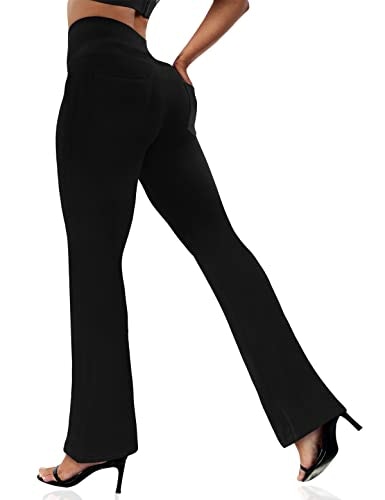 Vooveeya Women's Bootcut Yoga Pants with 4 Pockets: $27.18