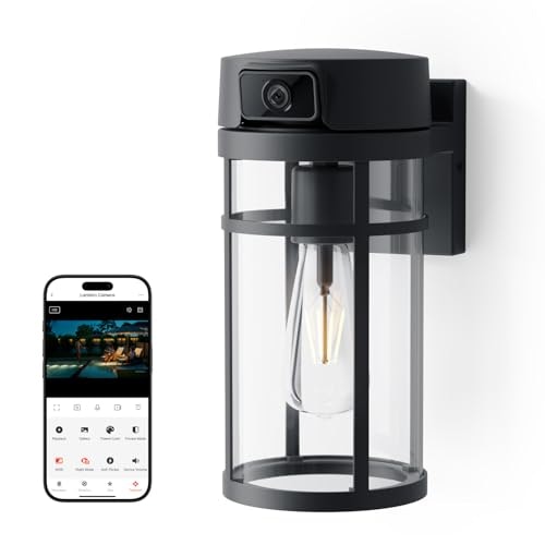 Outdoor Porch Light Security Camera: $95.99