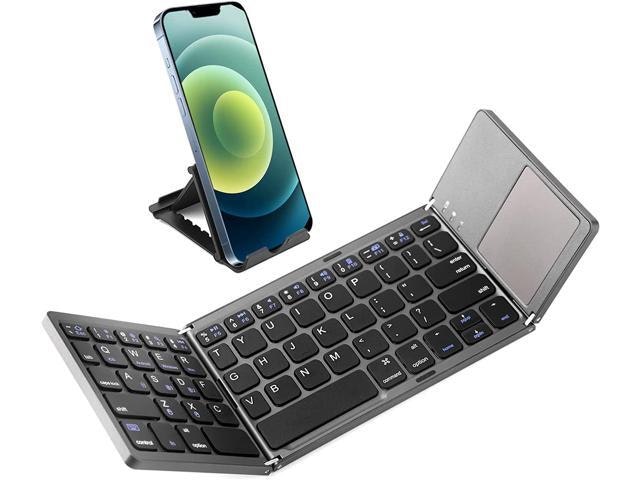 Multi-Device Foldable Bluetooth Keyboard with Touchpad: $66.99 Multi-Device Foldable Bluetooth Keyboard with Touchpad: $66.99