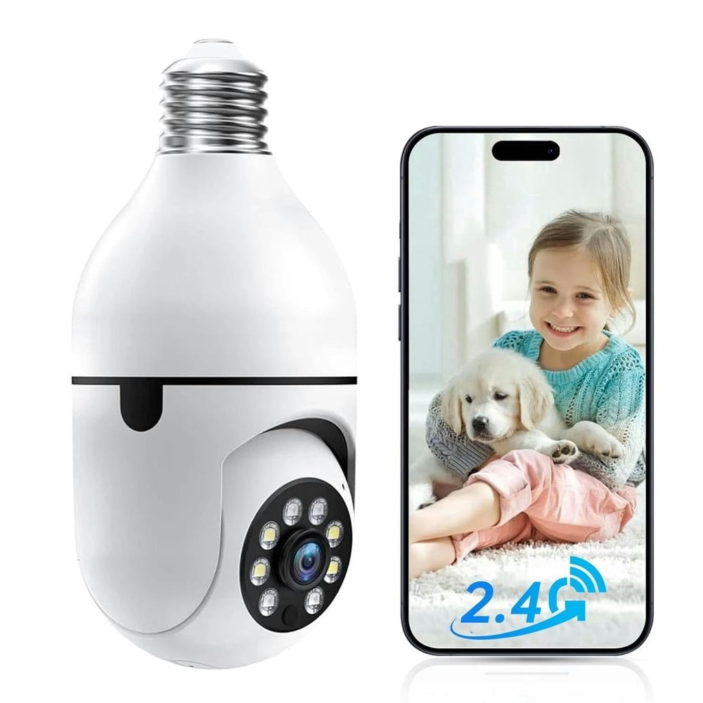 Jqimn 1080p Wireless Light Bulb Security Camera: $15.89 Jqimn 1080p Wireless Light Bulb Security Camera: $15.89